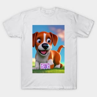 Dog Lottery ticket design T-Shirt